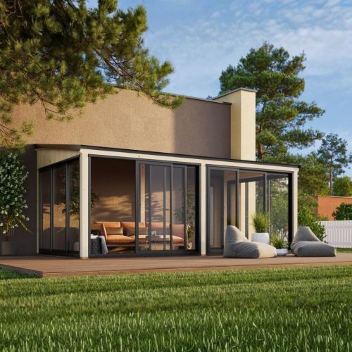 Lumi 16.2m2 Timber Conservatory with Sliding Doors