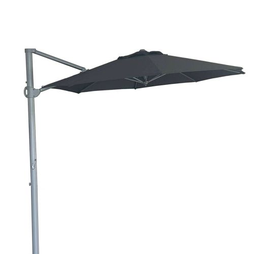 Solora Round Cantilever Parasol 3.5m in Charcoal