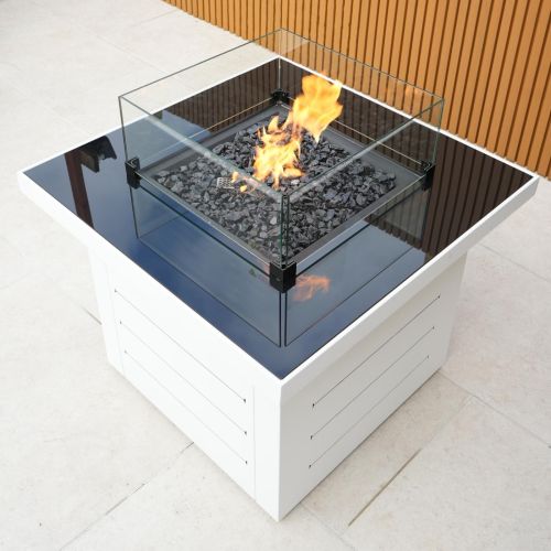 Etna Square Gas Fire Pit Table