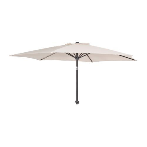 Alexander Rose Round 2.5m Ø Aluminium Parasol with Crank – Ecru