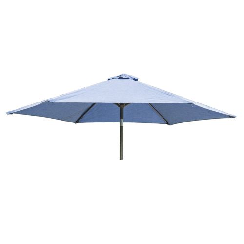 Alexander Rose 3.0m Round Aluminium Tilting Parasol Crank in Blue