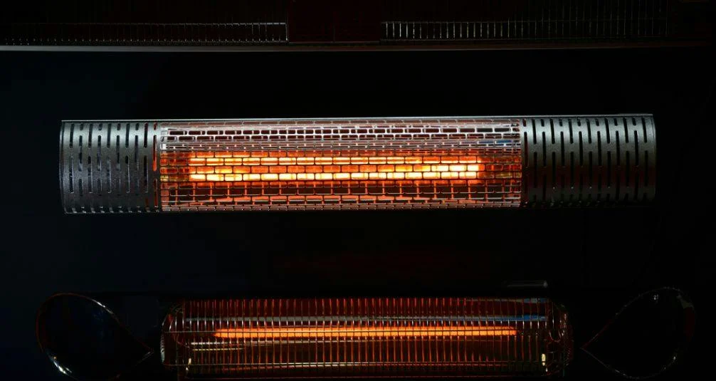 Silver Electric Heater