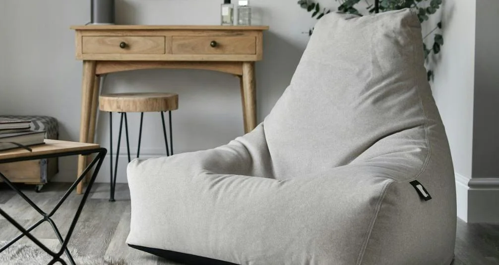 Luxury Grey Beanbag