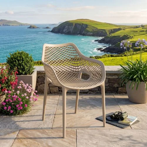 Air Chair XL Commercial Outdoor Furniture - Taupe
