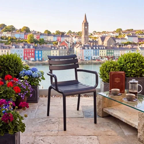 Paris Armchair Outdoor Garden Seat - Black