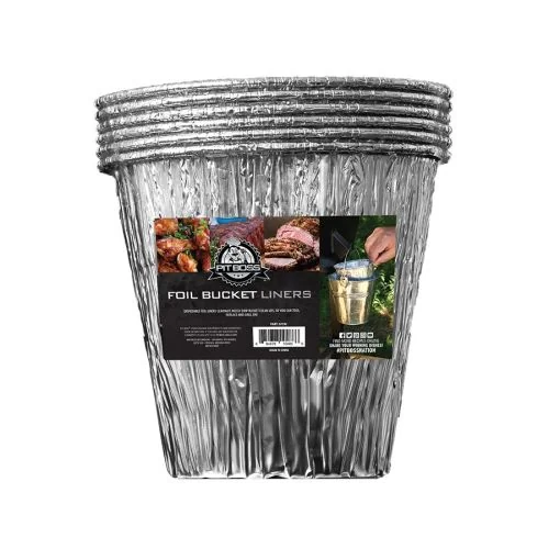 Pit Boss Foil Bucket Liner (6 Pack)