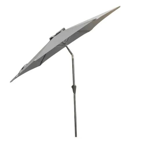 Alexander Rose Portofino Tilting Parasol 2.4m Grey