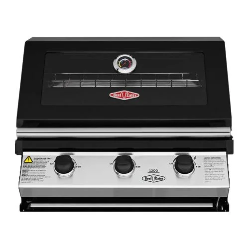BeefEater 1200E Built In 3 Burner Gas BBQ