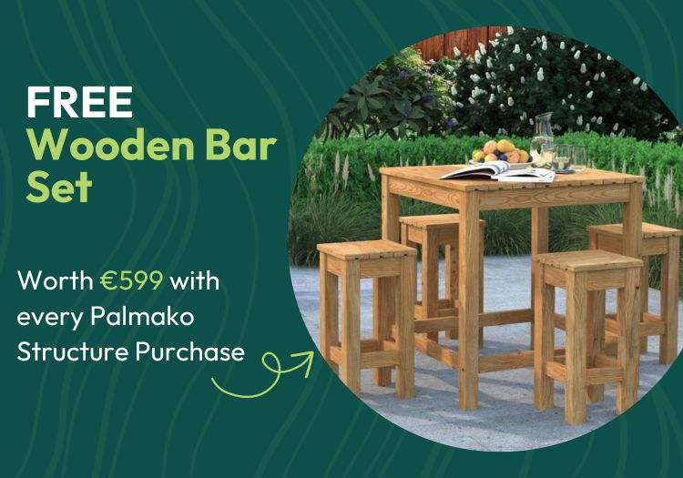 Palmako Wooden Bar Set